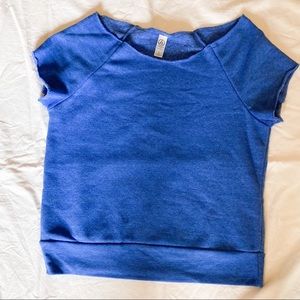 Alternative Apparel Off Shoulder Sweatshirt